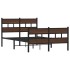 Estructura de cama con cabecero y pie sin colchón 120x190