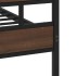 Estructura de cama con cabecero y pie sin colchón 120x190