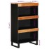 Armario auxiliar madera maciza de acacia 60x33x107