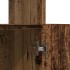 Aparador alto madera ingeniería madera envejecida 92x33x180
