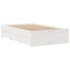 Cama sin colchón con cajones madera de pino blanco 135x190