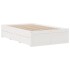 Cama sin colchón con cajones madera de pino blanco 135x190