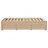 Cama sin colchón con cajones madera maciza de pino 120x190