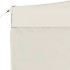 Carpa plegable profesional con paredes aluminio crema 4,5x3