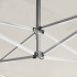 Carpa plegable profesional con paredes aluminio crema 4,5x3