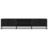 Mueble de TV madera de ingeniería negro 180x35x41