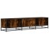 Mueble para TV madera de ingeniería roble ahumado 180x35x41