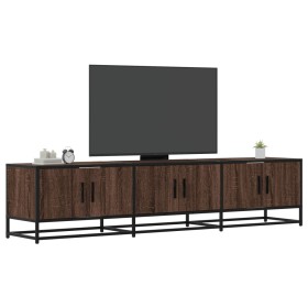 Mueble para TV madera de ingeniería roble marrón 180x35x41