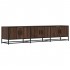 Mueble para TV madera de ingeniería roble marrón 180x35x41