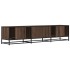 Mueble para TV madera de ingeniería roble marrón 180x35x41