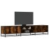 Mueble para TV madera de ingeniería roble ahumado 210x35x41