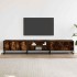 Mueble para TV madera de ingeniería roble ahumado 210x35x41