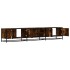 Mueble para TV madera de ingeniería roble ahumado 210x35x41