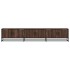 Mueble para TV madera de ingeniería marrón roble 210x35x41
