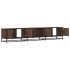 Mueble para TV madera de ingeniería marrón roble 210x35x41