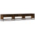 Mueble de TV madera de ingeniería roble ahumado 270x40x46
