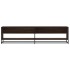 Mueble de TV madera de ingeniería marrón roble 180,5x40x46