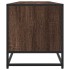 Mueble de TV madera de ingeniería marrón roble 180,5x40x46