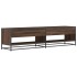 Mueble de TV madera de ingeniería marrón roble 180,5x40x46