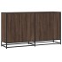 Aparador madera de ingeniería marrón roble 134x35x76