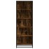 Estantería madera de ingeniería roble ahumado 60x35x170,5