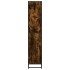 Estantería madera de ingeniería roble ahumado 60x35x170,5