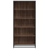 Estantería madera de ingeniería marrón roble 80,5x35x170,5