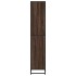 Estantería madera de ingeniería marrón roble 80,5x35x170,5