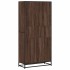 Estantería madera de ingeniería marrón roble 80,5x35x170,5