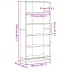 Estantería madera de ingeniería marrón roble 80,5x35x170,5
