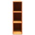 Cabecero de cama almacenaje madera maciza pino marrón 180