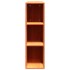 Cabecero de cama almacenaje madera maciza pino marrón 135