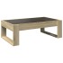 Mesa de centro con Infinity LED roble Sonoma 90x53x30