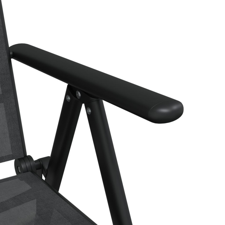 Juego de comedor para jardín 7 piezas aluminio