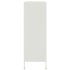 Aparador de acero blanco 68x39x113
