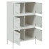 Aparador de acero blanco 68x39x113