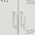 Aparador de acero blanco 68x39x113