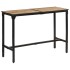 Set de mesa alta y taburetes 5 pzas madera maciza mango y