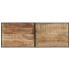 Set de mesa alta y taburetes 5 pzas madera maciza mango y