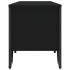 Mueble de TV madera de ingeniería negro 180x34x41