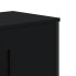 Mueble de TV madera de ingeniería negro 180x34x41