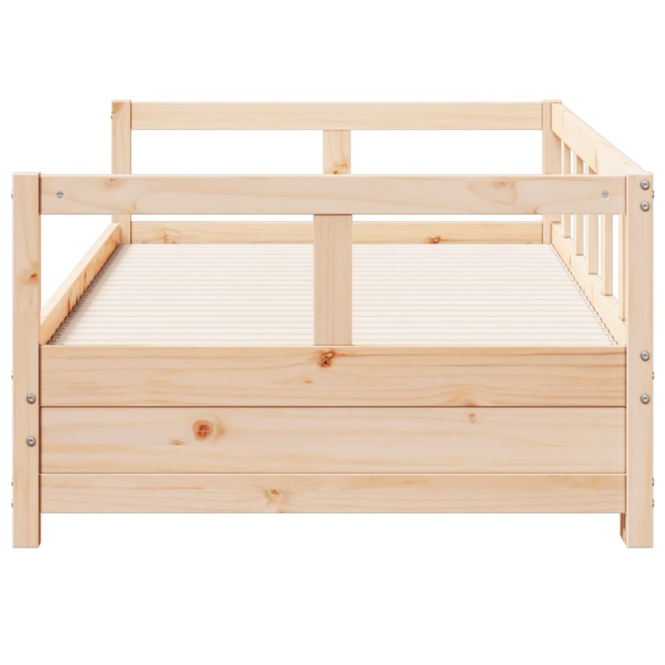 Sofá cama sin colchón madera maciza de pino 80x200
