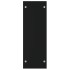 Leñero de vidrio templado negro 80x35x100