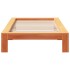 Cama sin colchón madera maciza de pino marrón cera 100x200