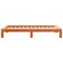 Cama sin colchón madera maciza de pino marrón cera 100x200