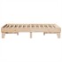 Estructura de cama sin colchón madera de pino maciza 120x200