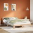Estructura de cama sin colchón madera de pino maciza 120x200