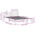 Estructura de cama sin colchón madera de pino maciza 120x200