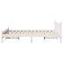 Estructura de cama sin colchón madera maciza de pino 160x200