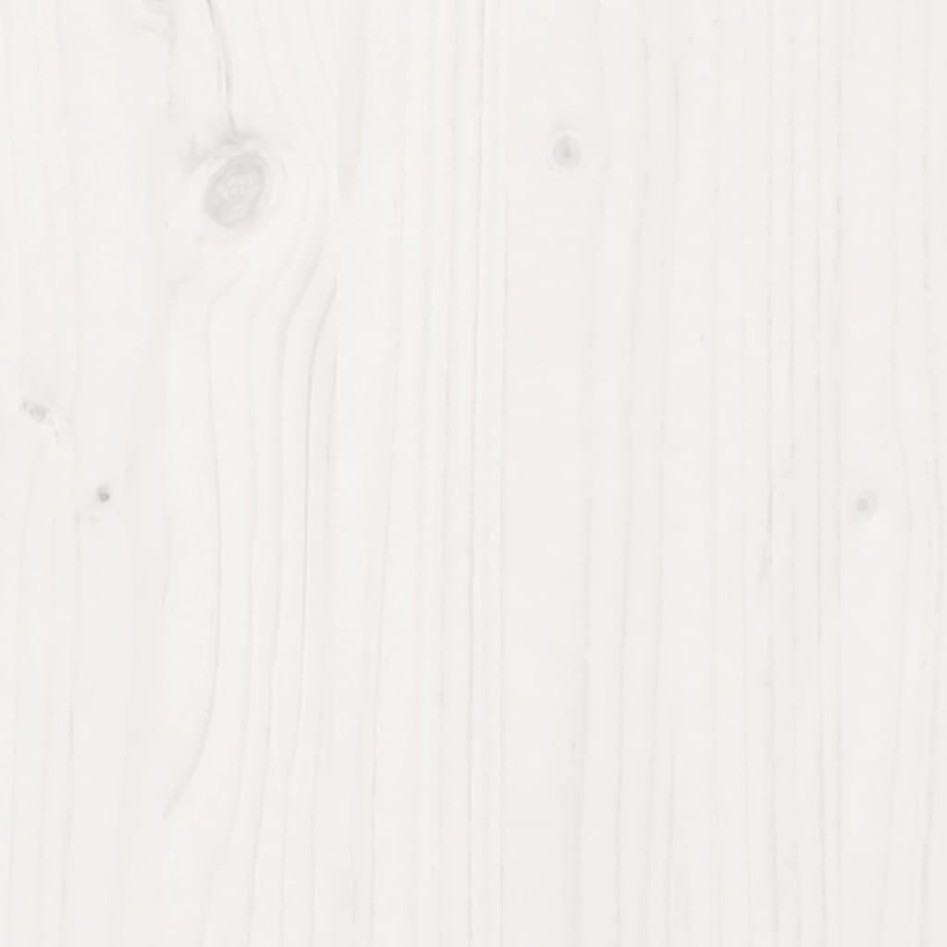 Estructura de cama sin colchón madera maciza de pino 160x200